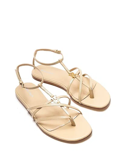 Palm Angels Shoes In Gold