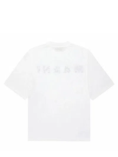 Marni Women's Boxy Flower Logo T-shirt In White