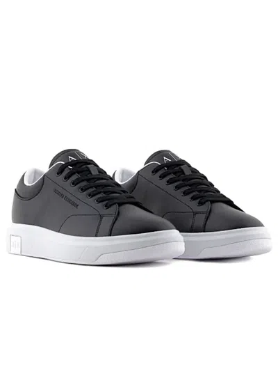 Armani Exchange Sneakers In Black