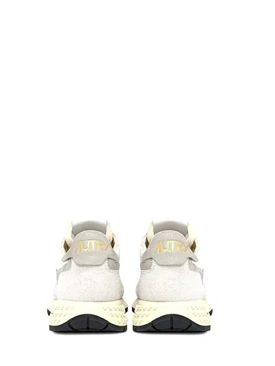 Autry Reelwind Low-top Sneaker With Suede Overlays In Multi