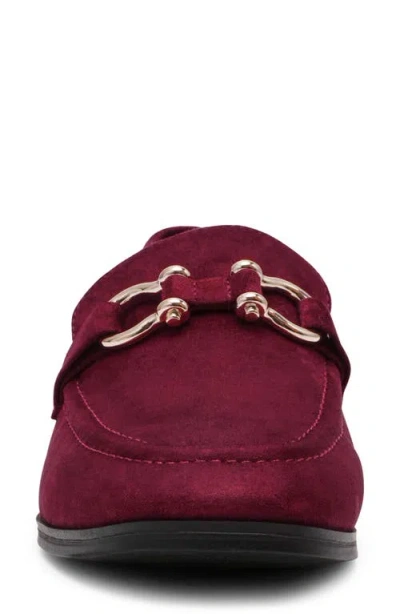 Anne Klein Haveen Bit Loafer In Burgundy