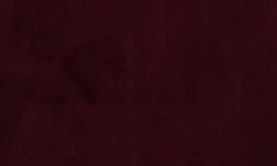 Dkny Rhinestone Logo High Waist Straight Leg Pants In Burgundy