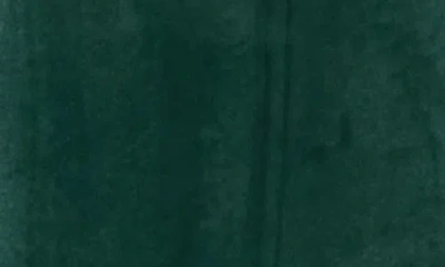 Dkny Women's Platinum Velour Rhinestone Logo Slim Fit Joggers In Green