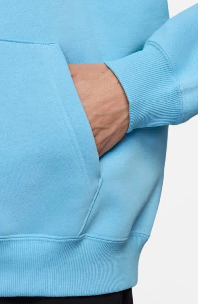 Jordan Brooklyn Oversize French Terry Hoodie In Blue