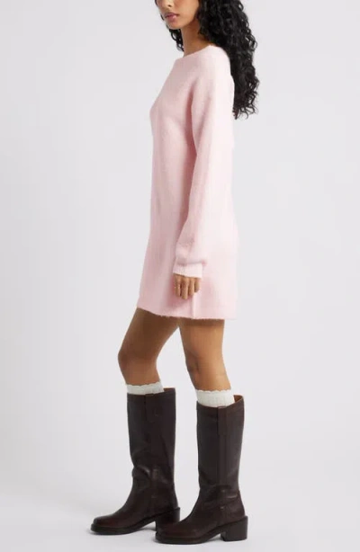Bp. Sweater Minidress In Pink