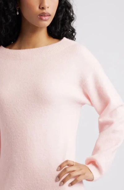 Bp. Sweater Minidress In Pink