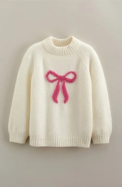 Tucker + Tate Kids' Fuzzy Icon Tunic Sweater In Neutral