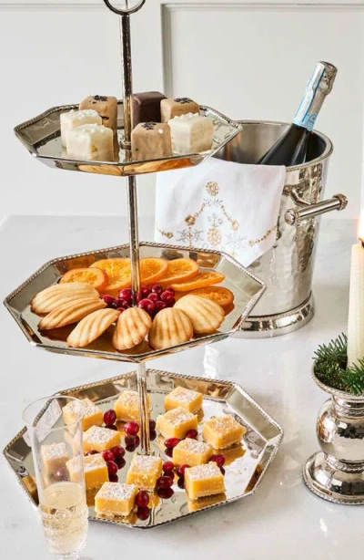 Juliska Graham 3-tier Serving Tray In Metallic