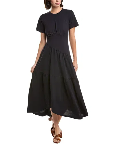 Frame Denim The Gathered Dress In Black