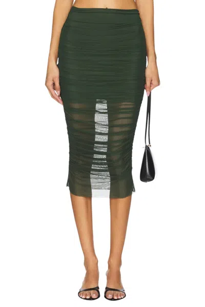 Ser.o.ya Maja Skirt In Forest Green