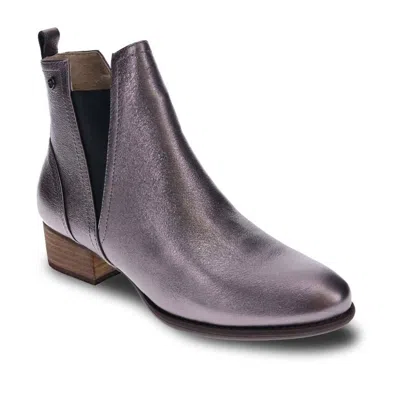 Revere Women's Havana Ankle Boots In Grey In Multi