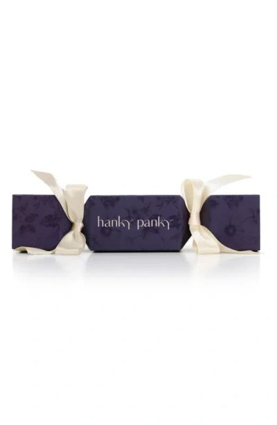 Hanky Panky Holiday Cracker Original Rise Thong In Purple