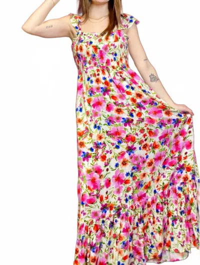 Dear John Denim Emilie Garden Party Dress In Floral In Purple