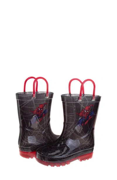 Josmo Kids' Spider-man Rain Boot In Black