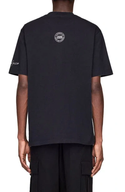 Y-3 Neighborhood Graphic Short Sleeve T-shirt In Black