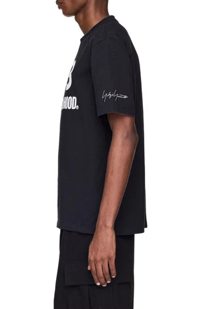 Y-3 Neighborhood Graphic Short Sleeve T-shirt In Black