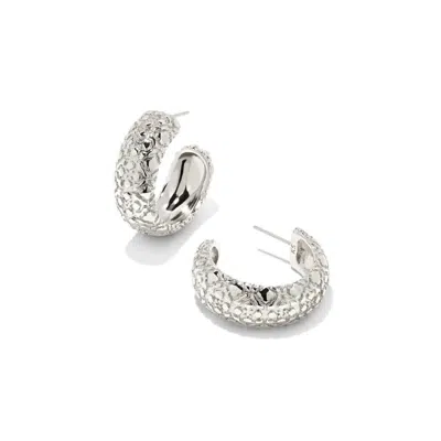 Kendra Scott Women's Harper Hoop Earring In Silver In Silver