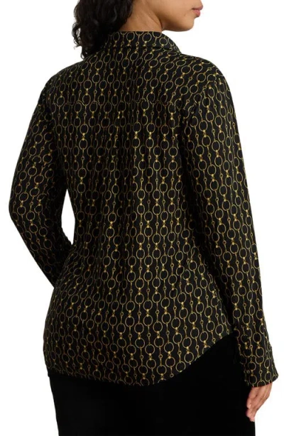 Ralph Lauren Lauren  Chains Slim Fit Button-up Shirt In Multi