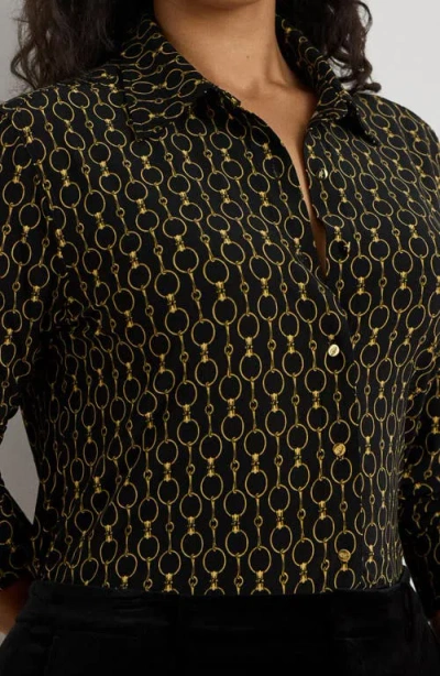 Ralph Lauren Lauren  Chains Slim Fit Button-up Shirt In Multi