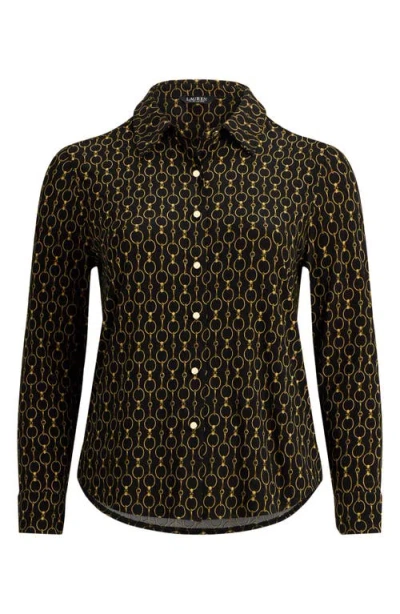 Ralph Lauren Lauren  Chains Slim Fit Button-up Shirt In Multi