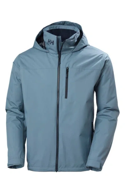 Helly Hansen Hooded Crew 2.0 Waterproof Midlayer Sailing Jacket In Blue