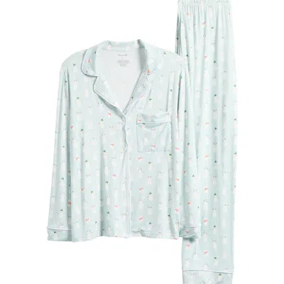 Dear Perli Long Pajamas In Blue