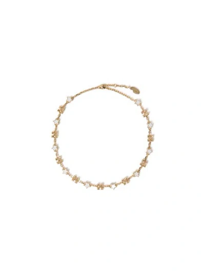 Off-white Star Arrow Necklace In Gold