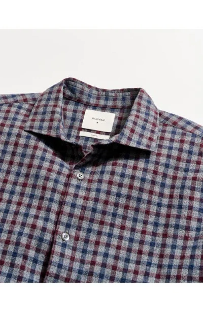 Billy Reid Mélange Plaid Cotton Button-up Shirt In Multi