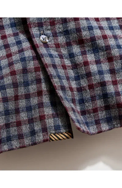 Billy Reid Mélange Plaid Cotton Button-up Shirt In Multi