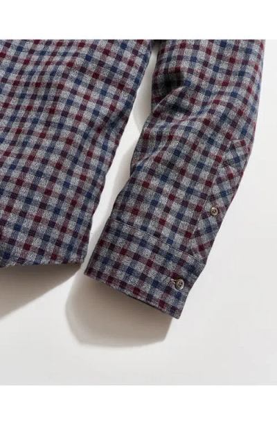 Billy Reid Mélange Plaid Cotton Button-up Shirt In Multi