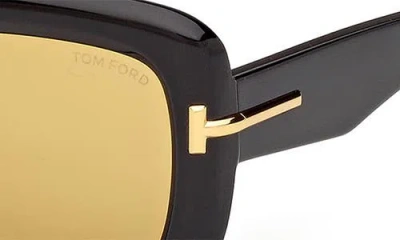 Tom Ford 53mm Square Sunglasses In Black