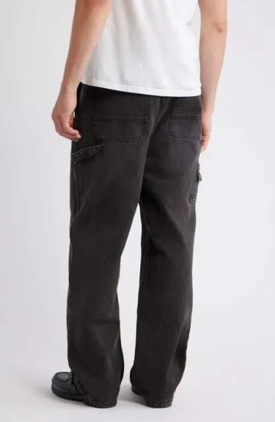 Elwood Industry Cotton Canvas Carpenter Pants In Black