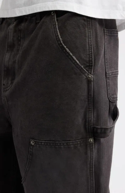 Elwood Industry Cotton Canvas Carpenter Pants In Black