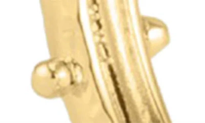 Anabel Aram Jewelry Medium Milos Hoop Earrings In Gold