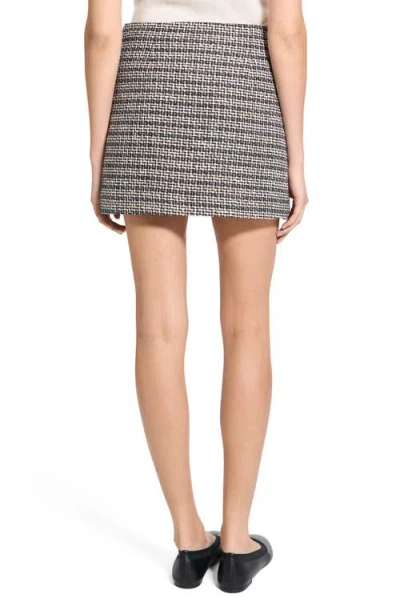 Theory Tweed Miniskirt In Multi