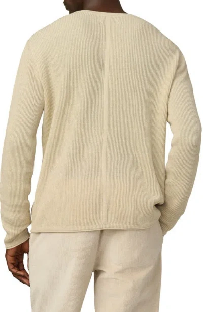Joe's Cotton & Linen Henley Sweater In Neutral