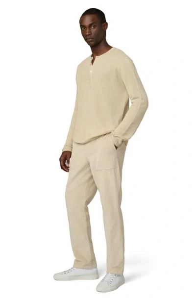 Joe's Cotton & Linen Henley Sweater In Neutral