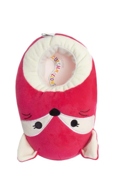 Josmo Kids' Squishmallows Fifi The Fox Plush Slipper In Red