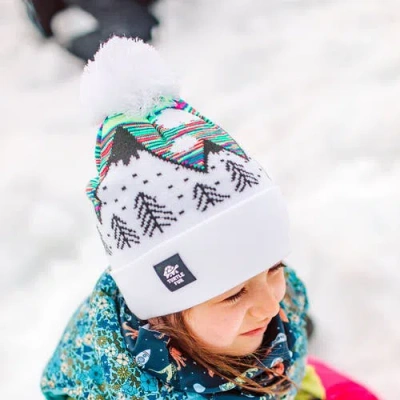 Turtle Fur Kids Mountain Dreamer Pom Winter Hat In Multi