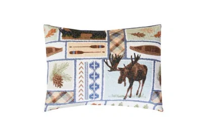 C & F Home C&f Home Oakley Rustic Lodge Cotton Quilt Set In Blue