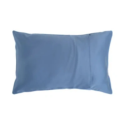 Lost Pattern Nyc Silk Pillowcase In Silver