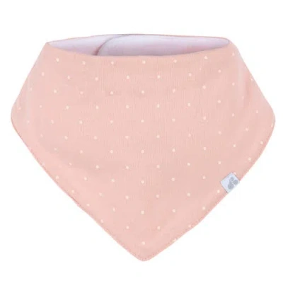 Just Born Bandana Bibs 4-pack Tans In Pink