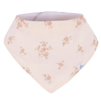 Just Born Bandana Bibs 4-pack Tans In Pink