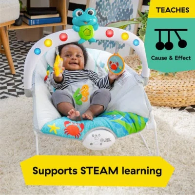 Baby Einstein Kick To It Neptune Musical Bouncer In Multi