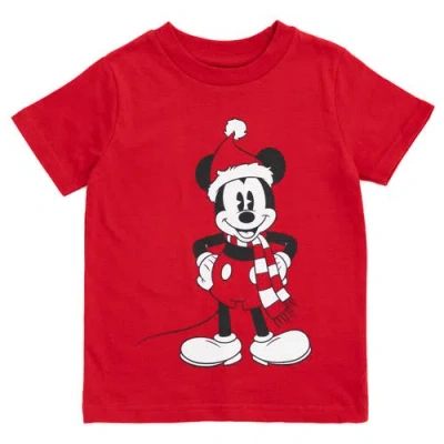 Disney Christmas T-shirt In Red