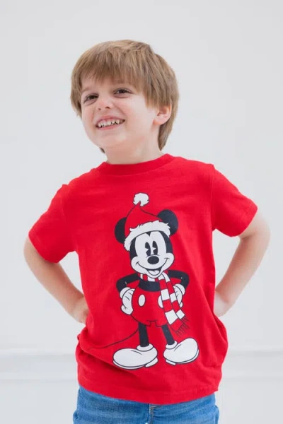 Disney Christmas T-shirt In Red