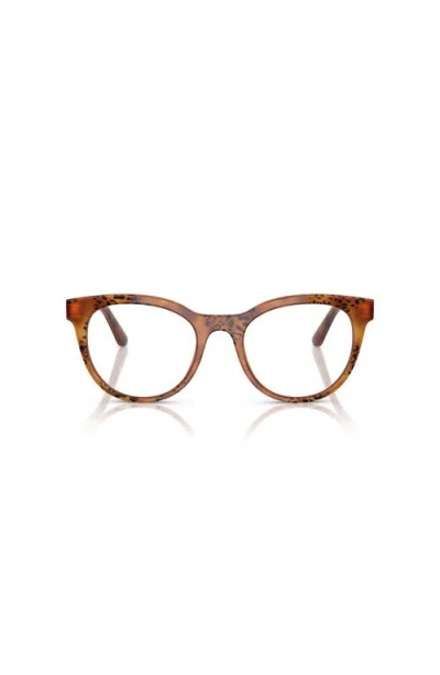 Dolce & Gabbana Dolce&gabbana 52mm Phantos Optical Glasses In Brown