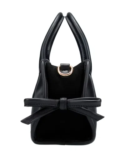 Repetto Small Gala Bow-detail Tote Bag In Black