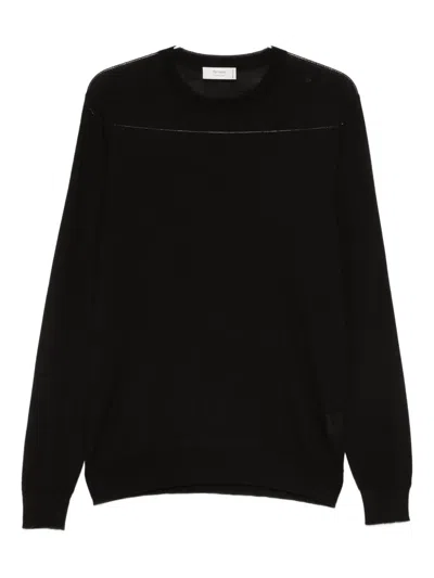 Ferrante Crew-neck Sweater In Black