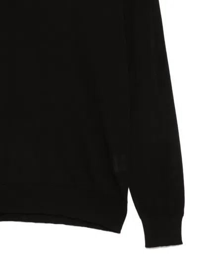 Ferrante Crew-neck Sweater In Black